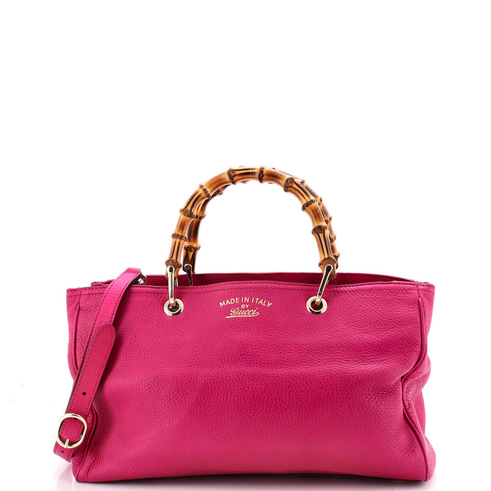 Gucci Medium Bamboo Shopper Tote Leather
